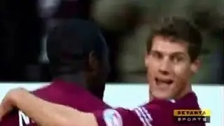 Hearts 4-1 win against Aberdeen. 11/11/2007.