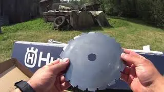 Husqvarna 345 FR распаковка и тест