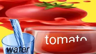 kya hua jab pani mein milaya tomato sauce| #food #tomatosauce #reaction #water #vlog