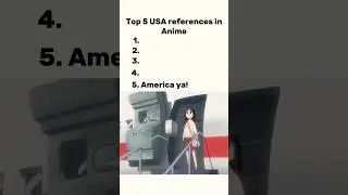 Топ-5 отсылок к США 🇺🇲 в аниме. #аниме #короткометражные мультфильмы