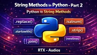 Episode: 6 String method in Python in nepali series Python for DS and ML
