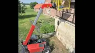 7 Teleskoplader im Vergleich 2011: Claas Deutz Dieci JCB Manitou Merlo Weidemann  -  Video .....Oeni