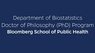 JHU Biostatistics PhD Program
