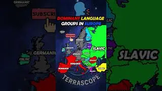 Dominant LANGUAGE Groups in Europe | #mapping #language #europe