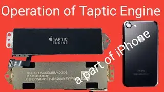 Operation of taptic Engine a part of iPhone #electronics #smartphone #repair #shorts #youtubeshorts 