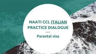 NAATI CCL Italian Practice Dialogue [Immigration and visa]