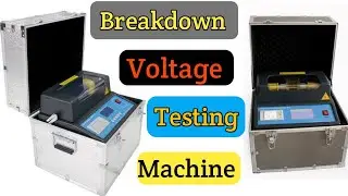 BDV Test of Transformer Oil / (BDV testing) / breakdown voltage of transformer oil