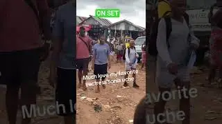 Sonia Uche spotted on set #soniauche #nollywood #trends #movie