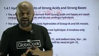 Grade 12 Chemistry Unit 1: Hydrolysis of Salts