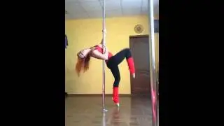 Pole dance. Pole ballet.