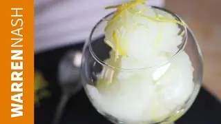 Лимонный сорбет без мороженицы — 60-секундное видео — Рецепты Уоррена Нэша
