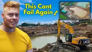 ATTEMPTING TO BUILD A NEW 1 ACRE LAKE FROM SCRATCH FOR 50% OFF