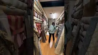 Come fabric shopping with me in downtown Los Angeles #beginnersewing #sewing #shopping ng