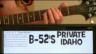 Частный урок игры на гитаре в Айдахо (B52s) / Табулатуры для гитары / Аккорды для гитары / Кавер ...