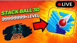 RECORD ATTEMPT 🔥🏀| Stack Ball 3D Live Part 3 ! 🎮🔴 #live #stackball3d