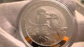 2013 Australian Perth Mint Kookaburra 1 Ounce Silver Coin Review