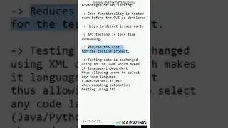 Advantages Of API Testing