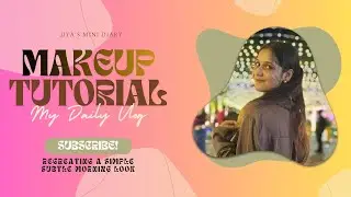 How to do a natural makeup look?? ✨|| simple makeup for morning || best for beginners|| must try🧚&zwj;♀️
