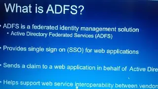 Active Directory Federation Services ADFS