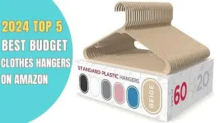 ✅ TOP 5: BEST BUDGET CLOTHES HANGERS ON AMAZON IN 2024