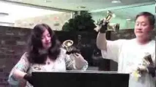 Aura Lee (8-Bell Handbell Duet) - Larry and Carla