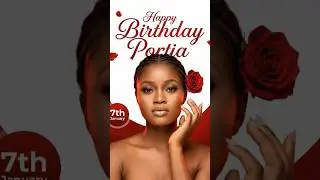 Elegant Birthday Portrait & Celebration Vibes #shorts