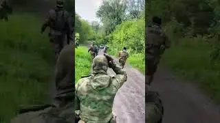 Russian mercenaries from Chechnya continue to fight with the bushes