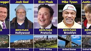 Birthplace Of Famous Celebrities