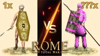 How Many Eastern Infantries Are Needed to Beat 1 Naked Fanatics in OG Rome: Total War
