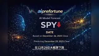 AI model forecast:SPY DOWN on Dec 29, 2025,based on the closing price of Dec 26, 2025.