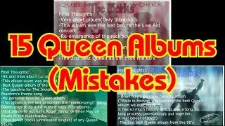Top 15 Queen Albums (Mistakes) 