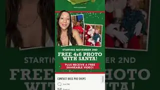 Santa&rsquo;s Wonderland at Bass pro shop starts November 2? #bassproshop #freebies #santa