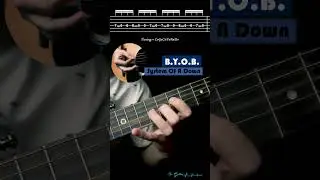 B.Y.O.B. - System Of A Down | (Intro) TABS Tutorial - Dr. Guitar