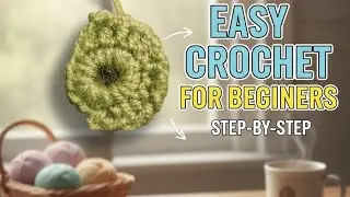 Easy Crochet magic ring for beginners step by step! magic ring design! #diycrochet#beginnerscrochet 