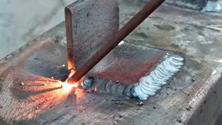 The easiest three metal angles welding method for beginners.