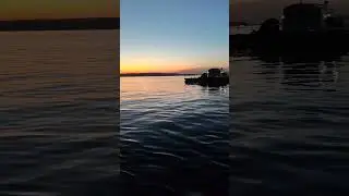 Красота вечерней Самары с воды