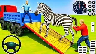 3D Animal Cargo Truck Simulator 🦓🚚 Wild Animal Transport | Android Gameplay 2026