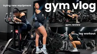 gym vlog | trying a new *aesthetic* gym