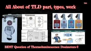 MCQs on TLD Badge part -2 #all about TLD Thermoluminescent Dosimeter#radiations #tld part types uses