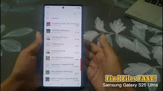 How to Quickly View Recent Files with Tasks Panel on Samsung Galaxy S25 Ultra