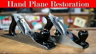 Two Simple Ways To Restore A Hand Plane || Stanley No 4 and Bedrock 605 Restoration
