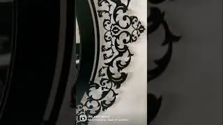 Designer Metal Wall Mirror🔥😍 #shorts #ytshorts #homedecorideas #beautifulhomes #mirror #trending