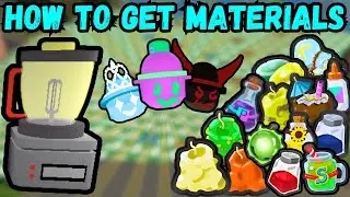 How To Get Materials In Bee Swarm Simulator! | Bee Swarm Simulator