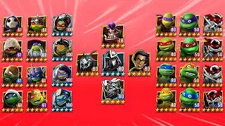 TMNT Legends Shredder Classic, Xever, Bebop, Roacksteady Bunny, Rahzar