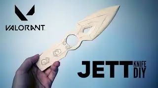 How to make Jett Knife In Valorant With Popsicle Sticks