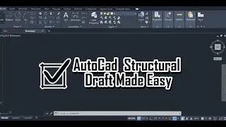 AutoCAD draft structure made EASY