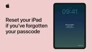 How to reset your iPad if you’ve forgotten your passcode | Apple Support