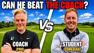 Can a Comedian Beat His Golf Coach? | 9-Hole Challenge.