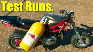 $50 Pocket Bike NOS Test Runs!