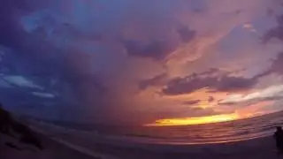 Indian Rocks Beach Florida Sunset Lightning gopro timelapse